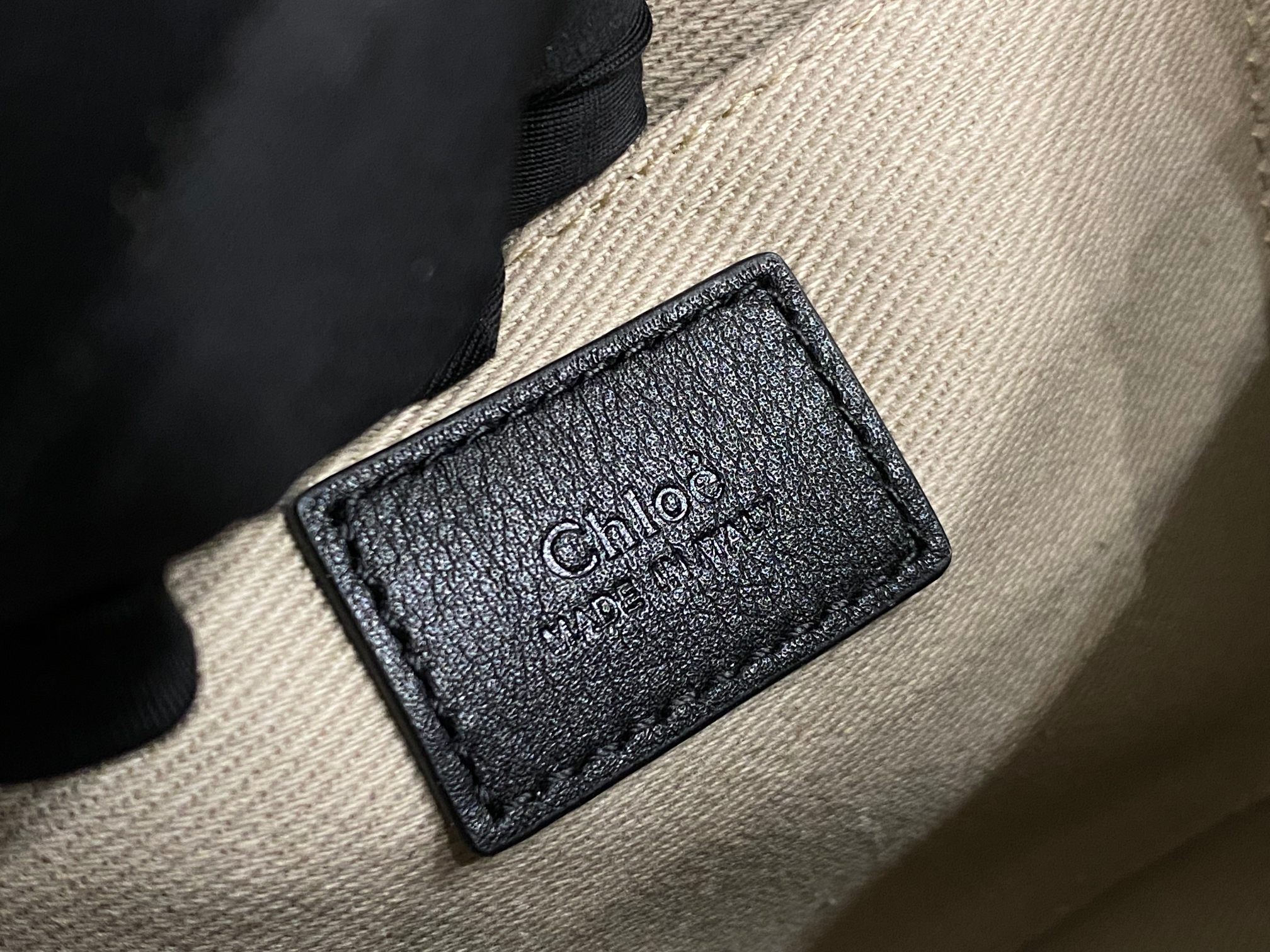 Chloe Small Woody Tote Bag In Linen